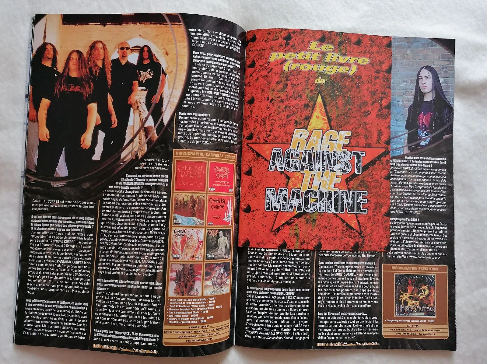 Magazine Hard Force 1999 Metallica – photo 3